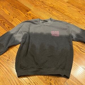 John Eshaya Woman’s Grey Tie Dye Paris Crewneck Size M/L